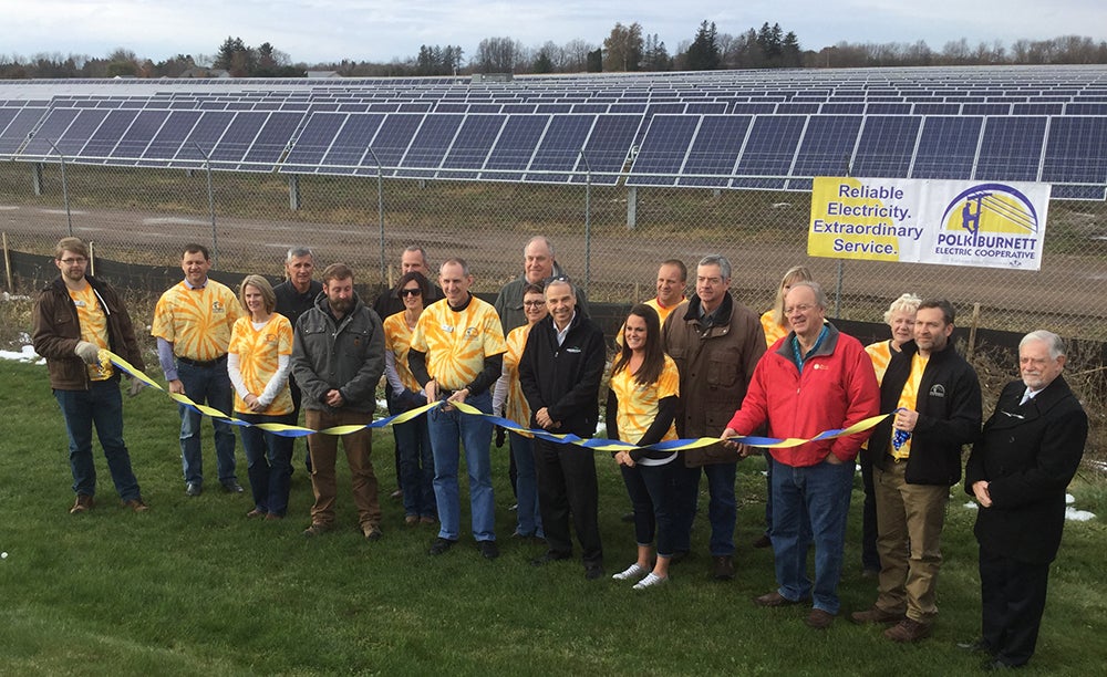 SunTuria Solar ribbon cutting, November 2017