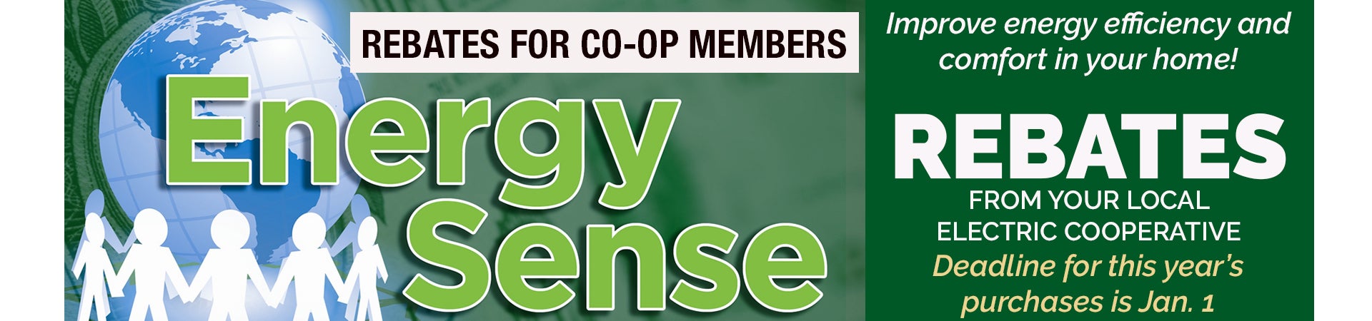 EnergySense rebates for co-op members
