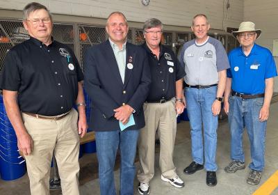 Board Directors, Rep. Duke Tucker and General Manager Steve Stroshane