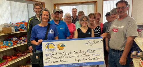 Operation Round Up supports new Centuria food pantry