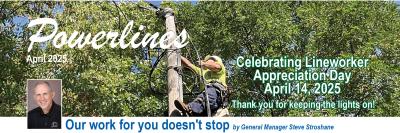 April 2025 Powerlines cover