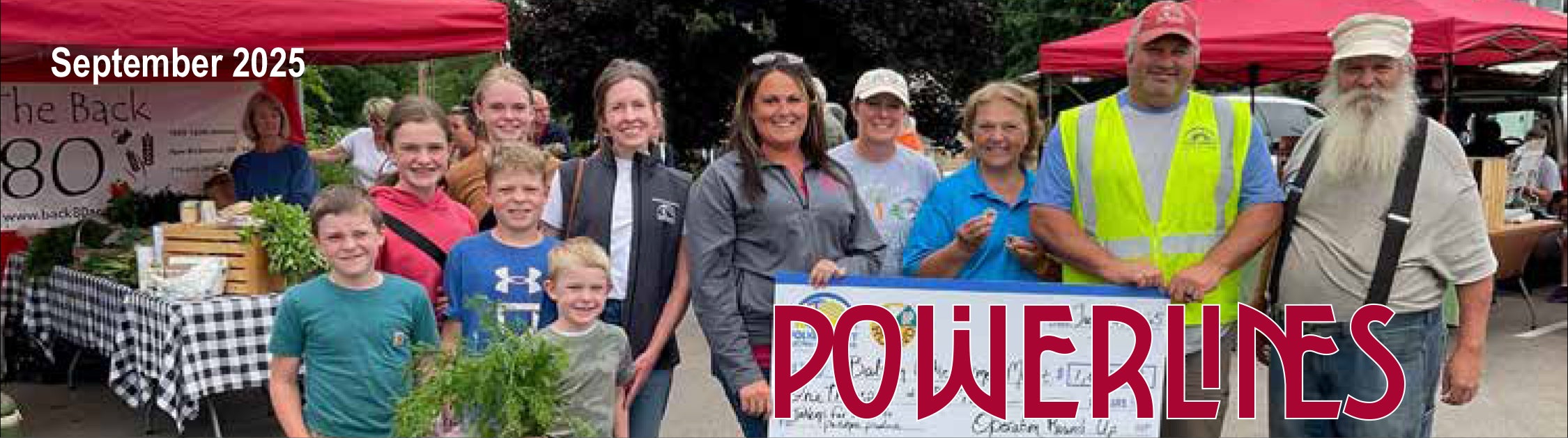 September 2025 Powerlines newsletter cover image