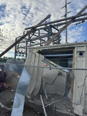 Apple River Substation Damage