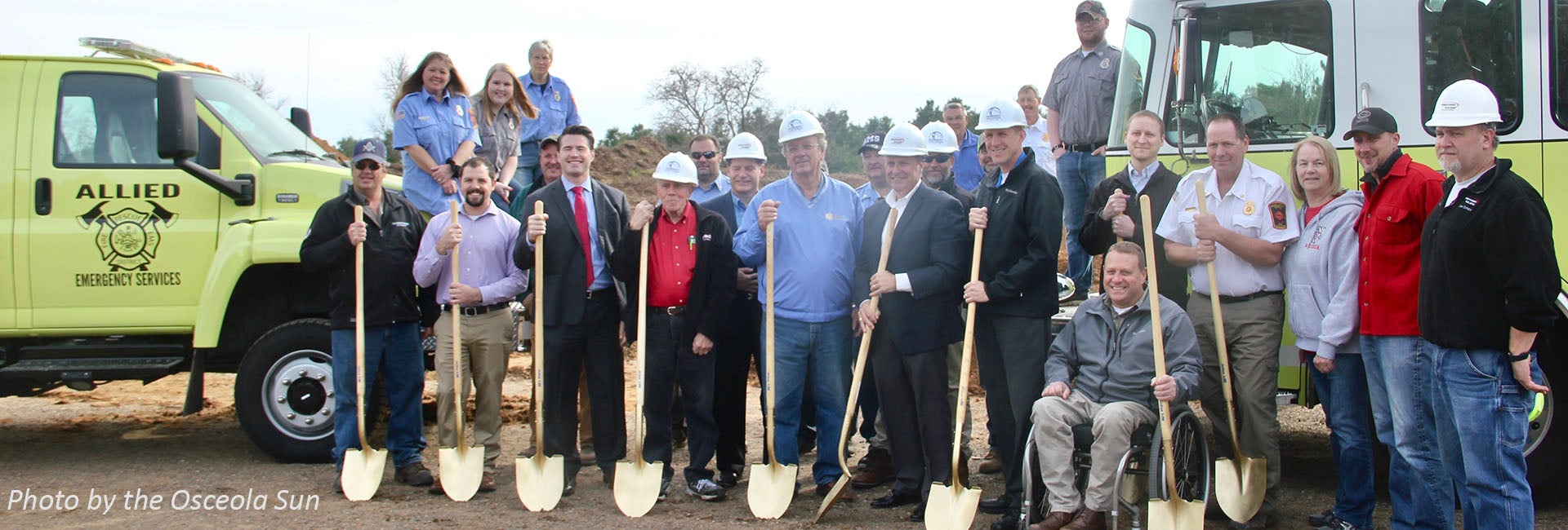 Alden Fire Station Groundbreaking October 30, 2018