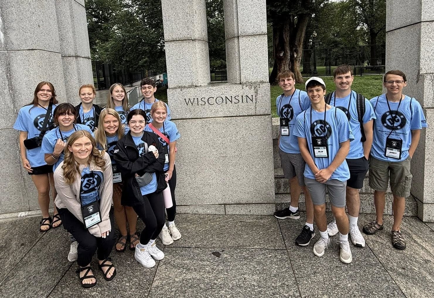 Wisconsin Youth Tour Delegation 2025
