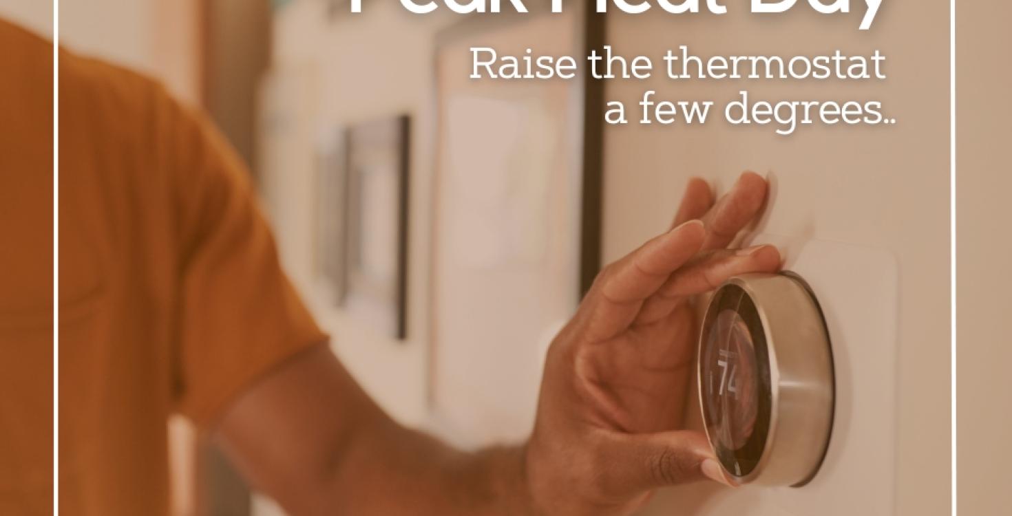 Raise thermostat a few degrees
