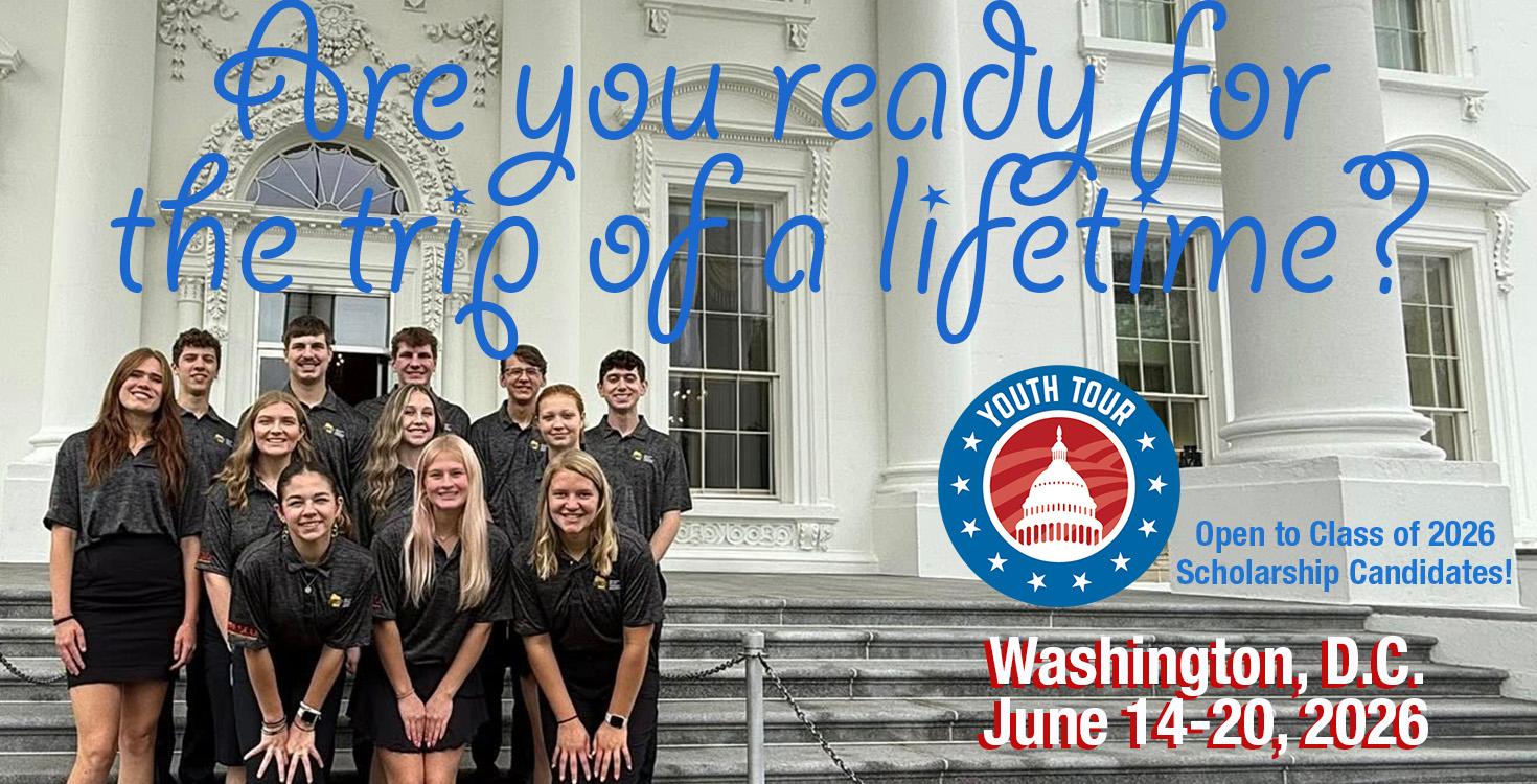 Co-op Youth Tour, Make Your Mark in Washington, D. C. and in Life, Apply Now!