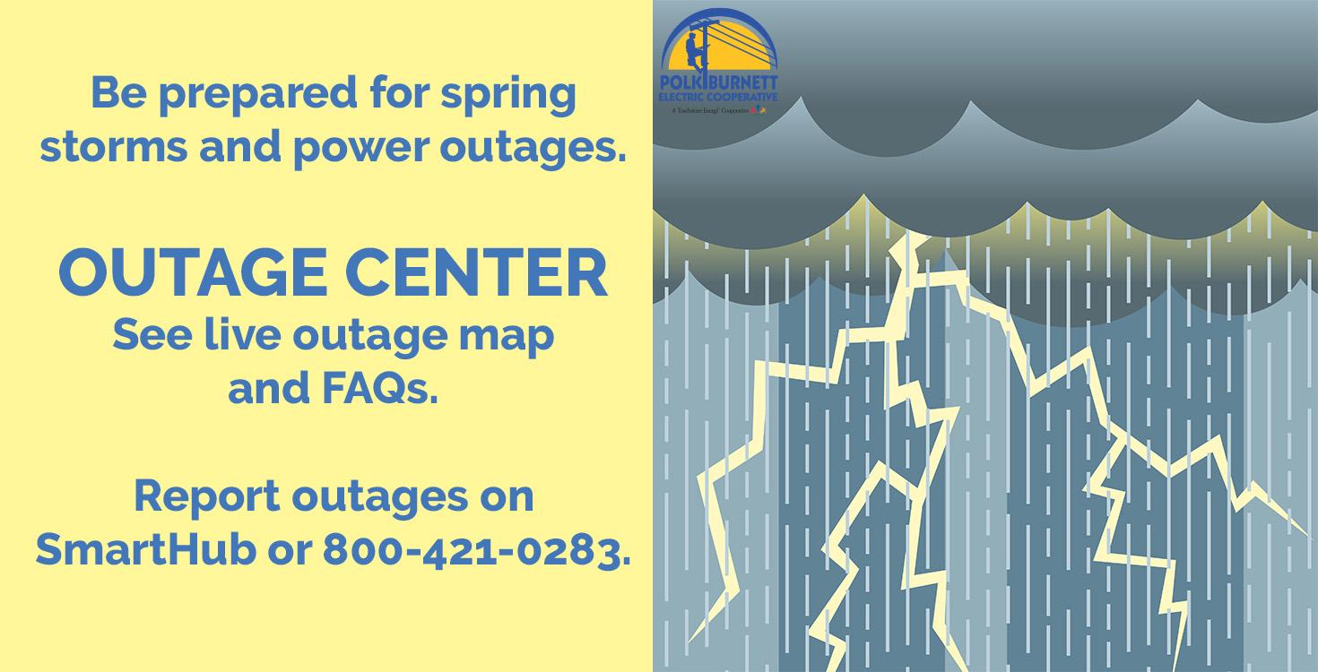 Be Prepared for Spring Storms & Power Outages