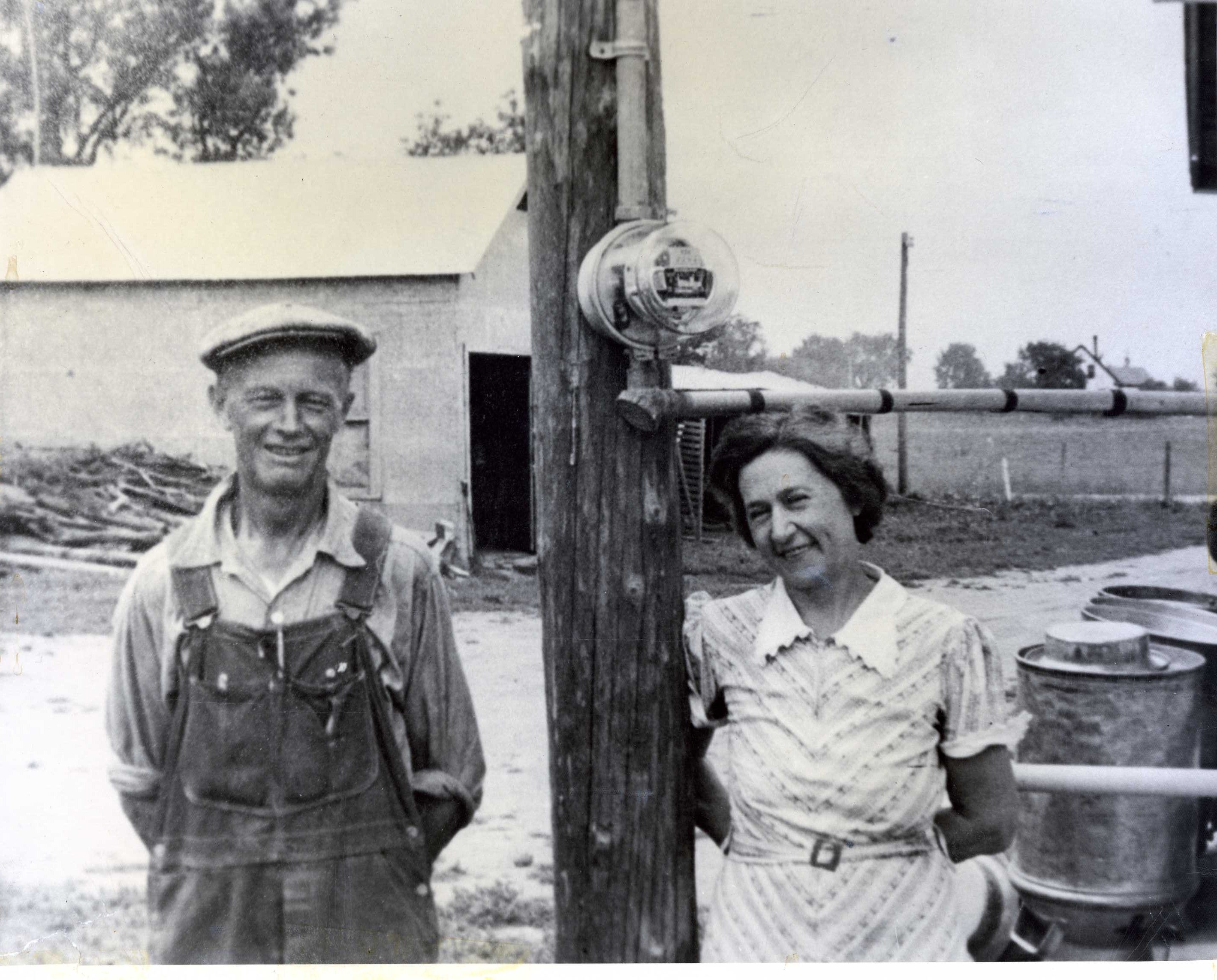 On July 27, 1938, Ole and Minnie Stoen of Georgetown are first members energized.