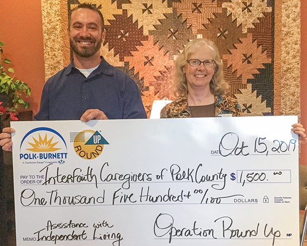 Polk-Burnett supports Interfaith Caregivers