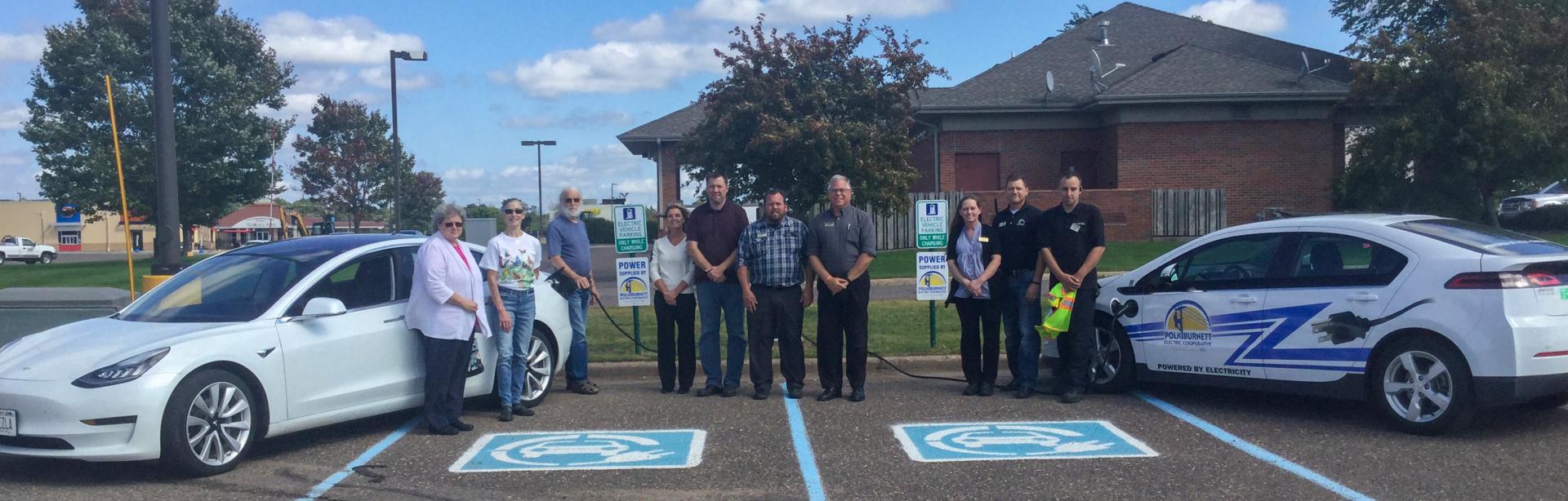 Co-op installs EV charger at Marketplace in St. Croix Falls